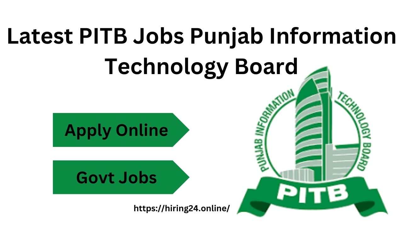 Latest PITB Jobs Punjab Information Technology Board