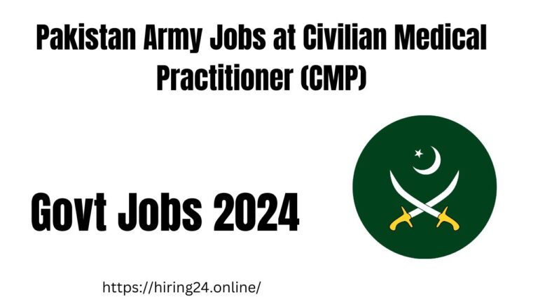 Pakistan Army Jobs at Civilian Medical Practitioner (CMP)